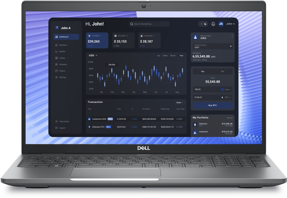 Dell Mobile Precision 3590, Core Ultra 7 155H, 16 ГБ, 512 ГБ SSD, NVIDIA RTX 500 Ada, 15.6″