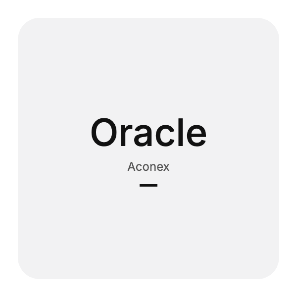 Oracle Aconex