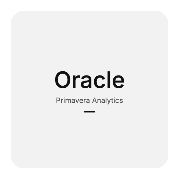 Oracle Primavera Analytics