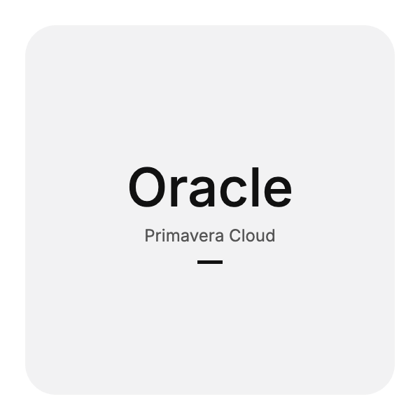 Oracle Primavera Cloud