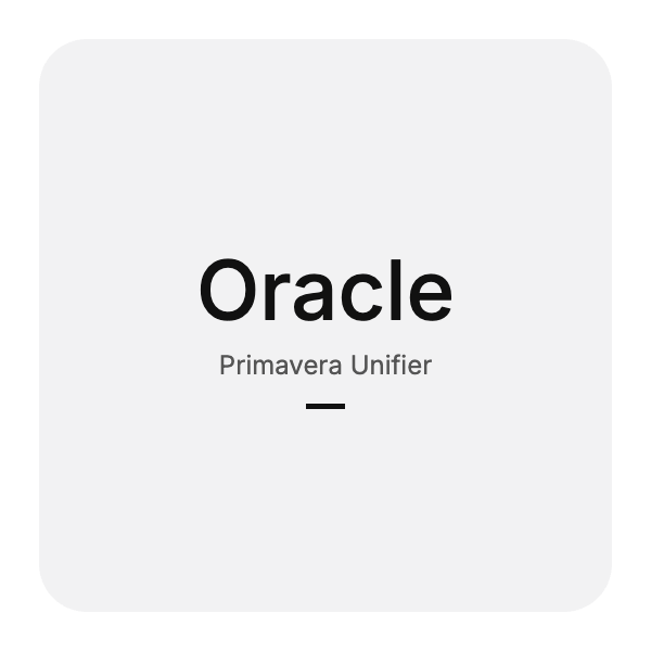 Oracle Primavera Unifier
